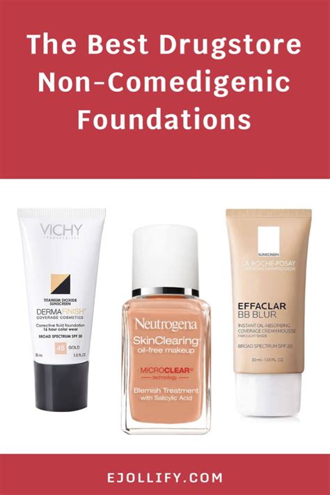 best non comedogenic foundation drugstore.